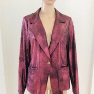 Clara Sun Woo Jacket XL Brown Metallic Blazer One